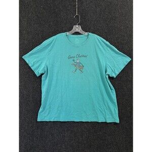 Life Is Good Shirt Men's 3XL Blue Gone Clubbin Graphic Tee Funny Outdoors